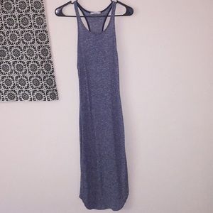 Ankle length blue dress